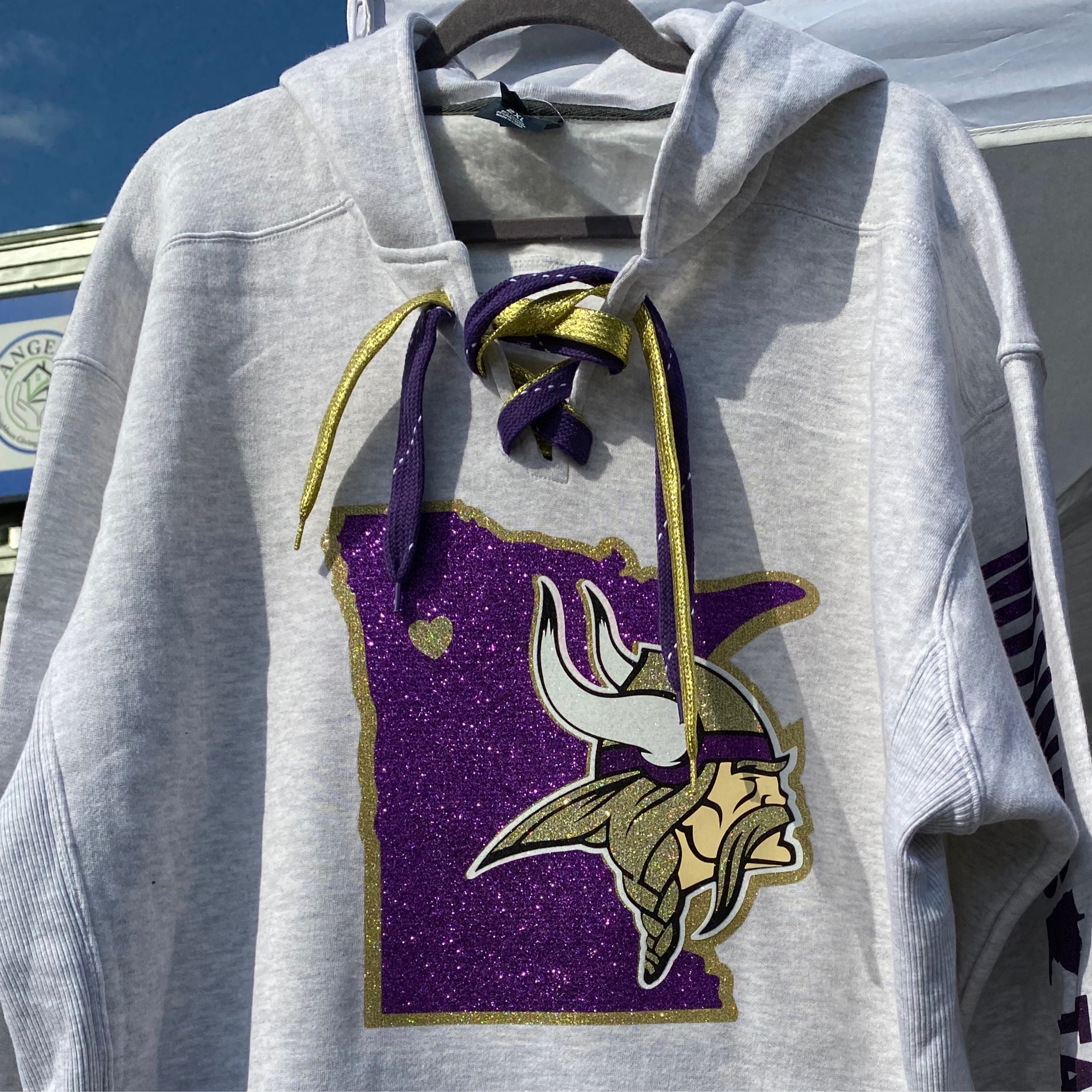 minnesota vikings hockey hoodie